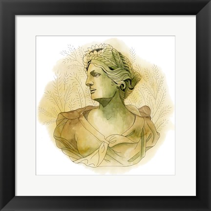 Framed Garden Goddess IV Print