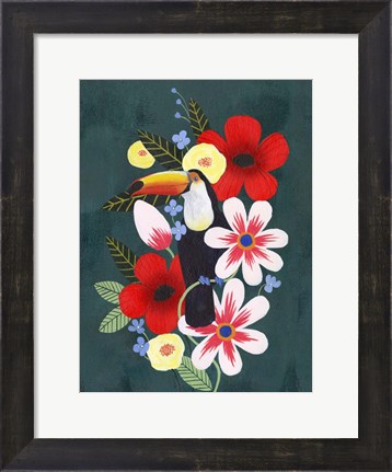 Framed Tropical Toucan II Print