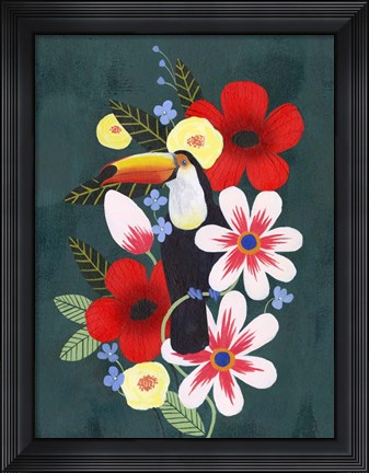 Framed Tropical Toucan II Print