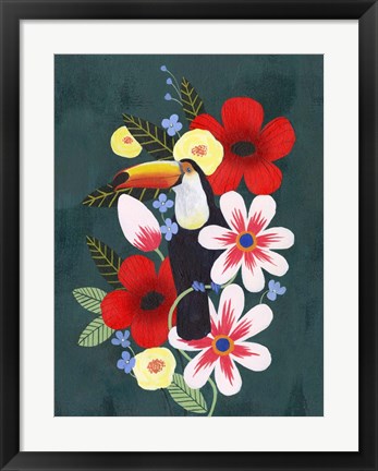 Framed Tropical Toucan II Print