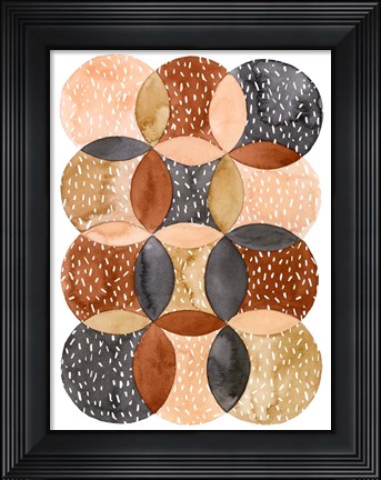 Framed Mud Slide I Print