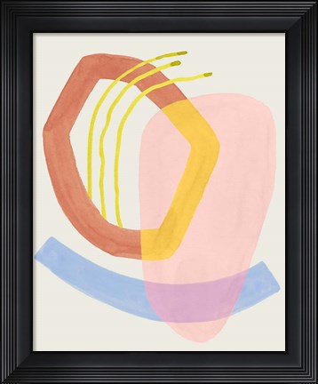 Framed Mod Stitch I Print