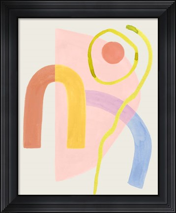 Framed Mod Stitch II Print