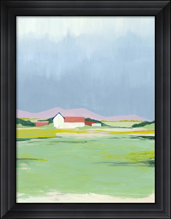 Framed Spring Fallow I Print