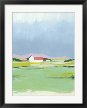 Framed Spring Fallow I Print