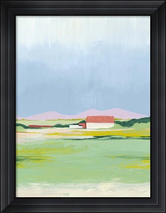 Framed Spring Fallow II Print