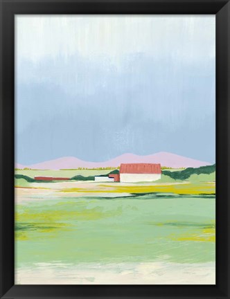 Framed Spring Fallow II Print