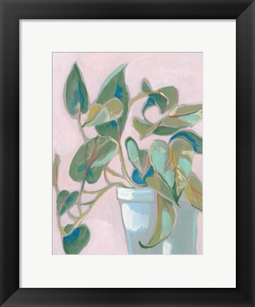 Framed Quirky Plant I Print
