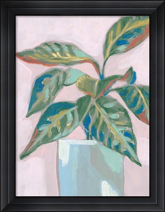 Framed Quirky Plant II Print