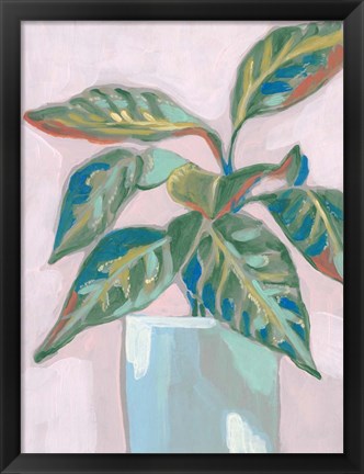 Framed Quirky Plant II Print