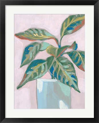 Framed Quirky Plant II Print