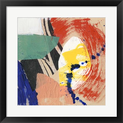 Framed Primary Motion II Print