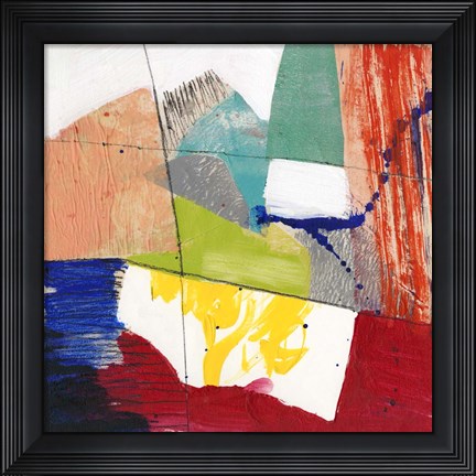 Framed Bright Composition II Print