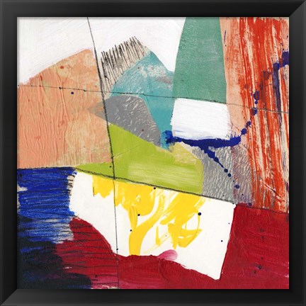 Framed Bright Composition II Print