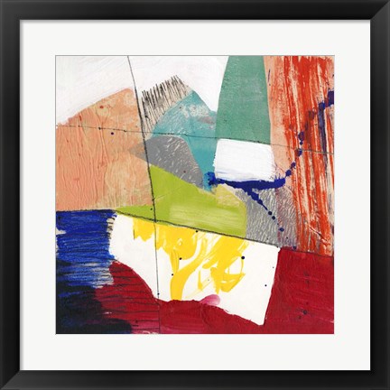 Framed Bright Composition II Print