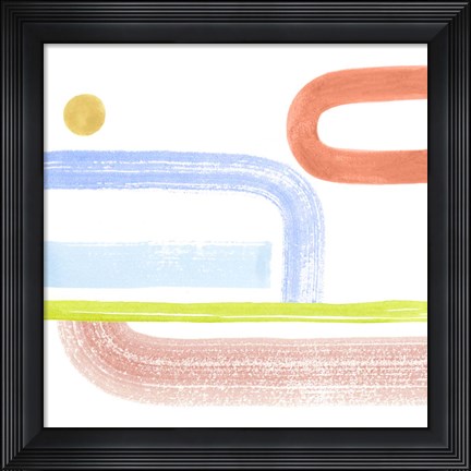 Framed Playful Pike II Print