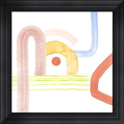 Framed Playful Pike III Print