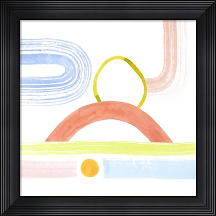 Framed Playful Pike IV Print