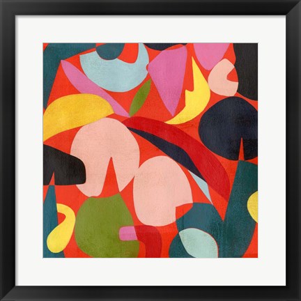 Framed Tomato Prism I Print