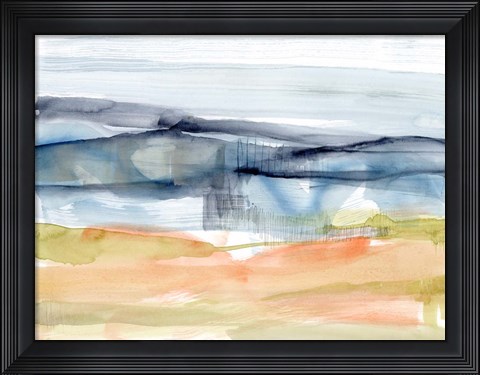 Framed Mandarin Fields II Print