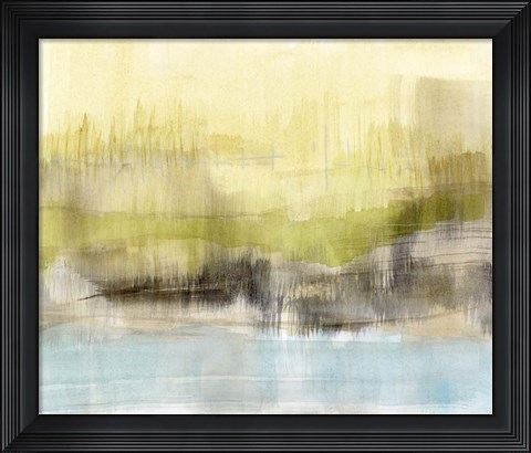 Framed Feathered Fields I Print