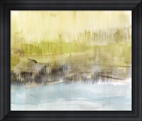 Framed Feathered Fields II Print
