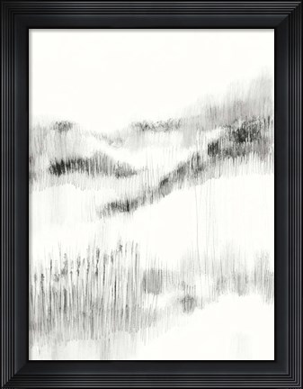 Framed Grassy Hill II Print