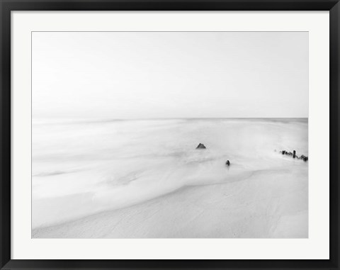 Framed Black &amp; White Water II Print