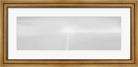 Framed Black &amp; White Water Panel IV Print