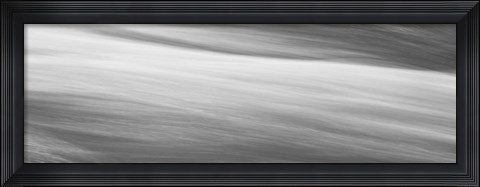 Framed Black &amp; White Water Panel VI Print