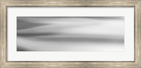 Framed Black &amp; White Water Panel VII Print