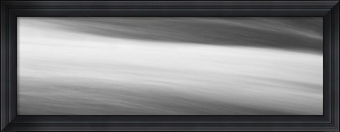 Framed Black &amp; White Water Panel VIII Print
