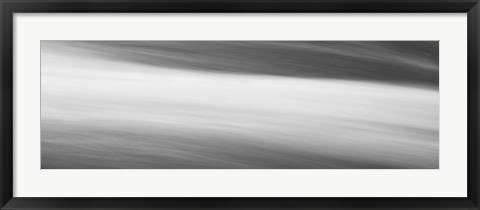 Framed Black &amp; White Water Panel VIII Print