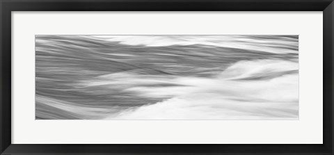 Framed Black &amp; White Water Panel X Print