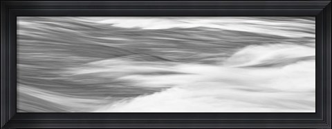 Framed Black &amp; White Water Panel X Print