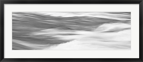 Framed Black &amp; White Water Panel X Print