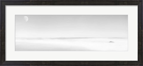 Framed Black &amp; White Water Panel XV Print