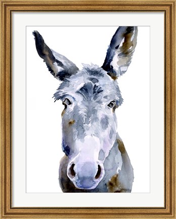 Framed Sweet Donkey II Print