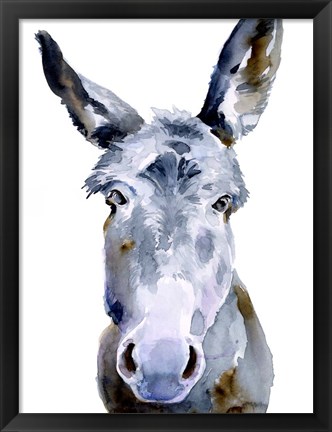 Framed Sweet Donkey II Print