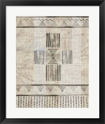 Framed Moroccan Fringe I Print