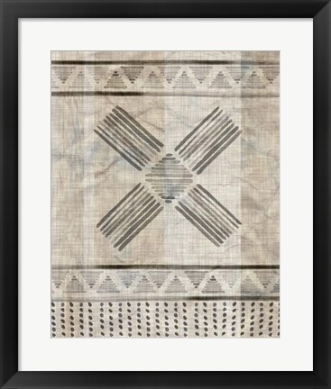 Framed Moroccan Fringe II Print