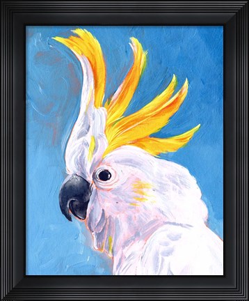 Framed Neon Mohawk I Print