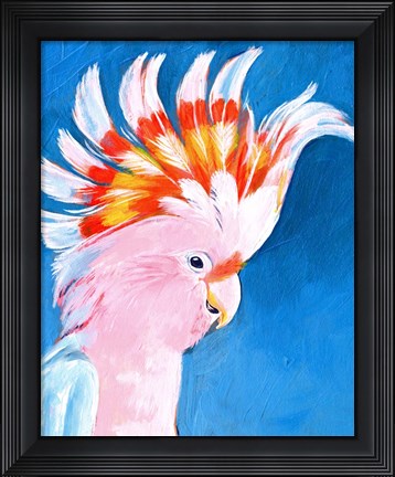 Framed Neon Mohawk II Print