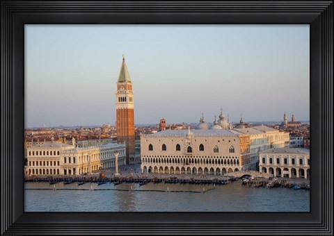 Framed Early Light, Venice I Print