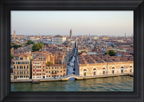 Framed Early Light, Venice II Print