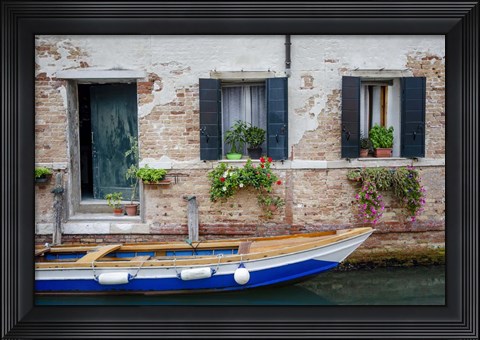 Framed Workboat Resting Print