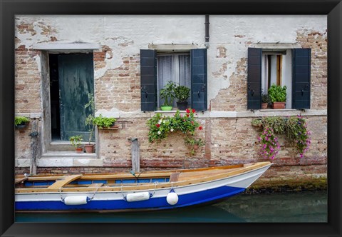 Framed Workboat Resting Print