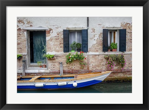 Framed Workboat Resting Print
