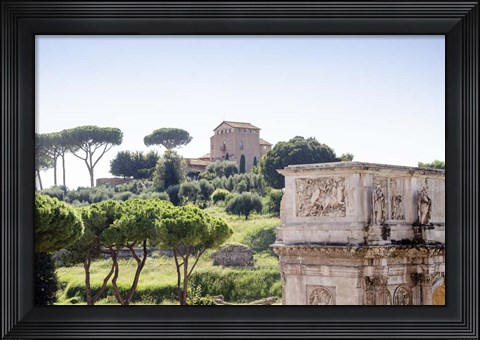 Framed Rome Landscape II Print