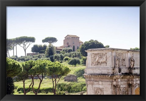 Framed Rome Landscape II Print